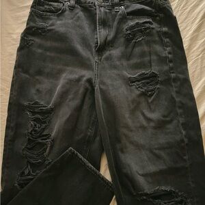 American eagle Distressed Black Jeans